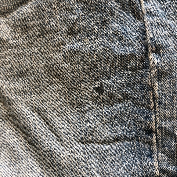 Chiqle denim light wash straight jean skirt - Picture 5 of 6